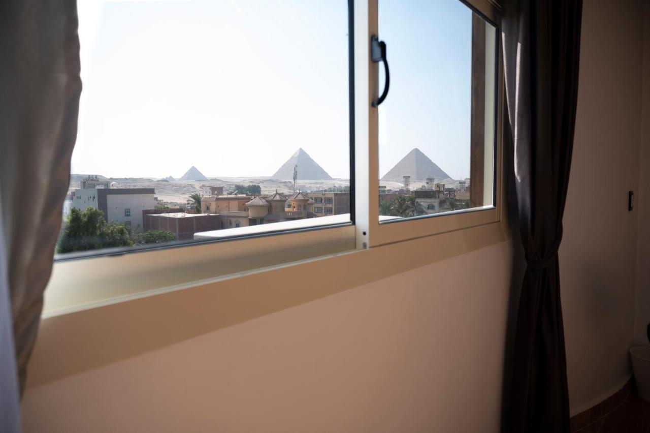 Palm Pyramids View Inn Kafret el-Gabal Exteriér fotografie
