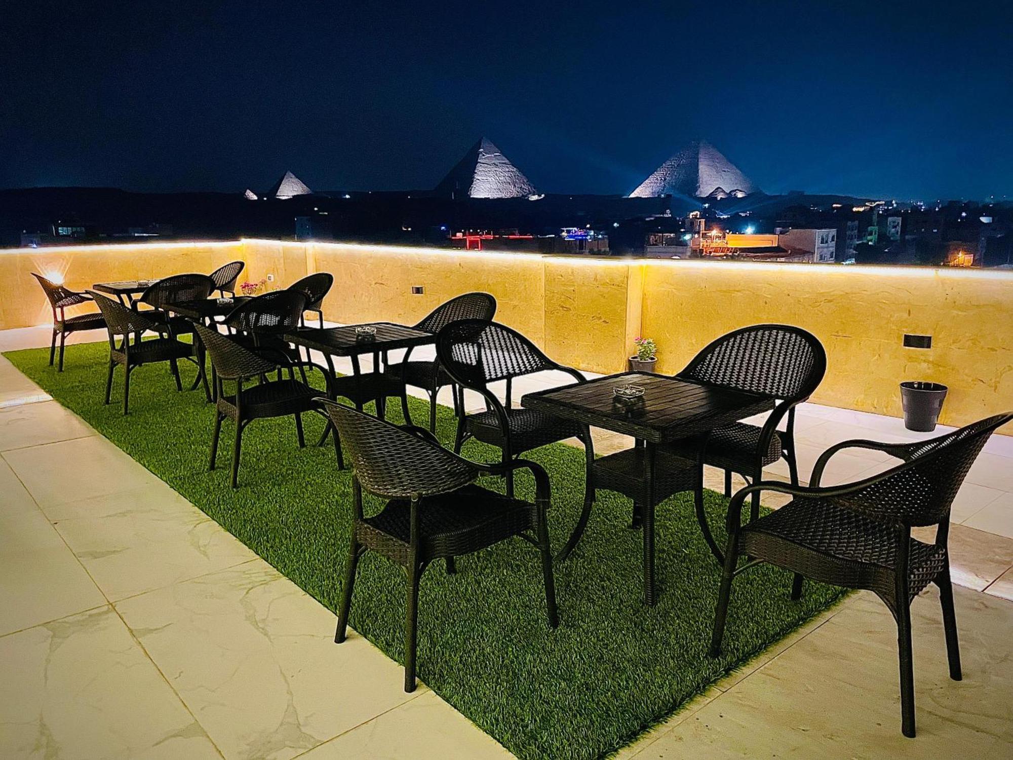 Palm Pyramids View Inn Kafret el-Gabal Exteriér fotografie